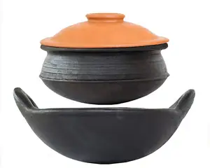 Керамическая посуда, керамическая глина, кастрюля для приготовления пищи из индийской деревни, посуда по лучшей цене