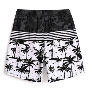High Street Men's Summer Pantalones cortos de malla de algodón ligero Comfort Stretch Gym Run Beach Vintage Logotipo personalizado Impreso Cintura elástica - Product Image 5