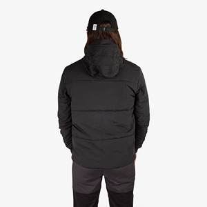 Abrigo de invierno informal para hombre, chaqueta polar de algodón transpirable de secado rápido de talla grande, capucha impermeable con cremallera, estilo de invierno de poliéster liso - Product Image 3