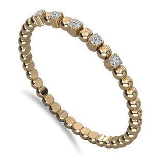 Bague de fiançailles, cadeau du Nouvel An, collection, diamants naturels certifiés en laboratoire, certifiés IGI Ingemco, or jaune 14 carats, prix de gros - Product Image 3