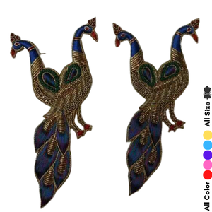 Dernière conception de patchs perlés faits à la main Patch brodé perlé Applique - Product Image 3