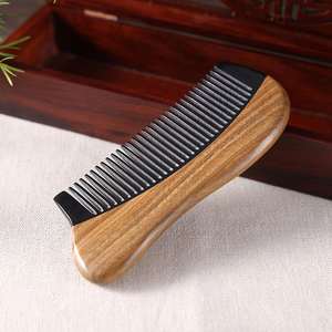 Náutico hecho a mano 100% peine de sándalo Natural antiestático aroma de madera desenredador de cabello Natural letrero de pared de madera artesanías de madera - Product Image 6