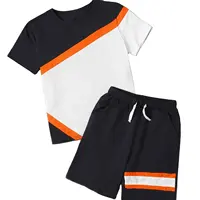 Camiseta con pantalones cortos para bebés, ropa informal, 2 piezas, verano, 2022