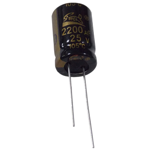 Jiuzu — condensateur électromagnétique en aluminium, centre de contrôle à distance 2200UF 25V Low ESR - Product Image 1