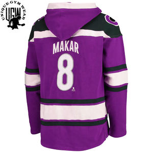 Sudaderas con capucha de hockey sobre hielo Unisex de sublimación completa de poliéster en blanco de alta calidad al por mayor antibacteriano transpirable de secado rápido personalizado - Product Image 6