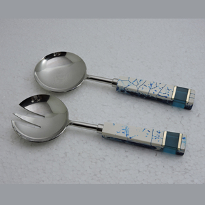 Vente en gros de couverts de cuisine en résine et en acier inoxydable au prix d'usine au meilleur design produit de couverts de cuisine pour la table de cuisine en gros - Product Image 3