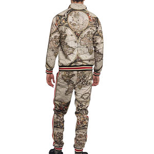 ชุดกีฬาสำหรับผู้ชาย,ชุดวอร์มแบบมีซิปสำหรับวิ่งออกกำลังกายพิมพ์โลโก้ได้ตามต้องการการระเหิดคุณภาพเยี่ยมสำหรับฤดูหนาวฤดูใบไม้ร่วง - Product Image 6