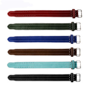 Cinturón de levantamiento de pesas de cuero de vaca para hombre y mujer, accesorio para gimnasio, sentadillas de soporte de espalda para ejercicio, cornamusas eléctricas de alta resistencia - Product Image 6