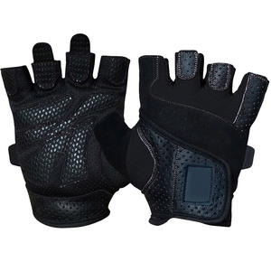 Guantes de gimnasio de neopreno/cuero para levantamiento de pesas, hechos en paquistaní - Product Image 1
