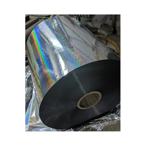 Película laminada PET holográfica metálica láser 3D a precio de fábrica para Pegatinas adhesivas y etiquetas de embalaje artesanal - Product Image 1