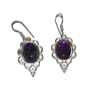 Fashion Agate <b>Charm</b> Earrings Crystal & Rhinestone Gold/<b>Silver</b> Plated Classic - Product Image 1