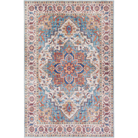 Türkischer Stil Moderner Persischer Musterbaumwoll-Flachwebteppich Waschbar Ohne Flor Handgefertigter Teppich Wohnzimmer Indien-Herstellung 5x7 Fuß