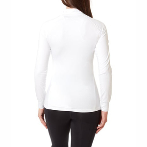 NCI, venta al por mayor, de alta calidad, cremallera frontal, manga larga, capa Base para montar a caballo, ropa ecuestre ligera de secado rápido, Top para damas - Product Image 3