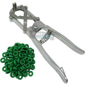 Alicates Elastrator de Aluminio Ligero con Anillo de Goma Ergonómico para Castración Humana de Ganado y Amputación de Cola - Product Image 3