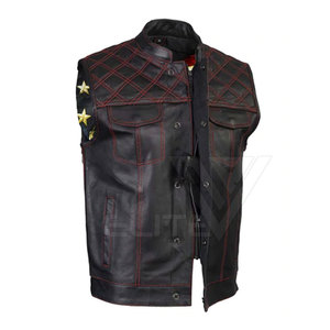 Gilet en cuir décontracté pour homme, taille personnalisée, coupe-vent, respirant, séchage rapide, haute qualité, imperméable, vêtement d'extérieur d'hiver, couleur personnalisée - Product Image 6