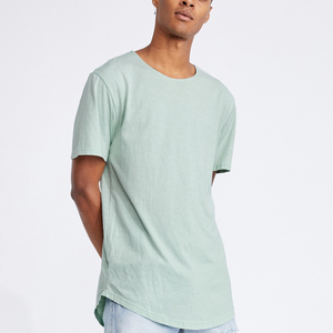 T-shirt col V noir en coton 100% léger, doux, personnalisable, impression sur mesure, vente en gros OEM pour hommes. - Product Image 2
