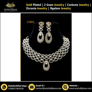 Conjunto de collar de diseño africano hecho a mano de diamante americano - Product Image 2