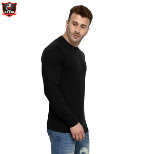 การออกแบบที่กำหนดเองผู้ชายแขนเต็ม100% ผ้าฝ้ายเสื้อยืดธรรมดาผ้าฝ้าย100% บวกขนาดเสื้อยืดสำหรับผู้ชาย - Product Image 4