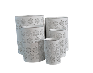 <b>TEALIGHT</b> <b>HOLDER</b> SET of 5 VOTIVE T-LIGHT <b>HOLDER</b> HIGH QUALITY METAL CHRISTMAS DECORATION CANDLE <b>HOLDER</b> - Product Image 1