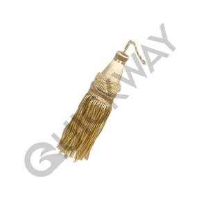 French Gold Metallic Bullion Wire <b>Tassels</b> French Gold Metallic Bullion Wire <b>Tassels</b> - Product Image 4