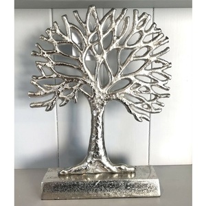 Sculpture en métal de conception créative de luxe pour la décoration à la maison cadeaux de mariage couleur argent avec la meilleure qualité - Product Image 5
