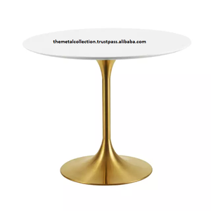 Modern Furniture <b>Table</b> for Living Room Coffee <b>Table</b> Decorative Gold Color <b>Round</b> Shape Modern Design Metal Furniture <b>Side</b> <b>Table</b> - Product Image 2