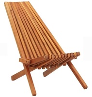 Chaise de plage pliante en bois d'acacia, fabriquée au Vietnam, haute qualité, prix bas, facile à assembler, respectueuse de l'environnement