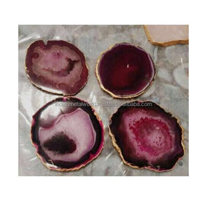 Proveedores mayoristas de posavasos de mármol ecológicos y posavasos de mármol hexagonal de diseño metálico a un precio razonable - Product Image 4