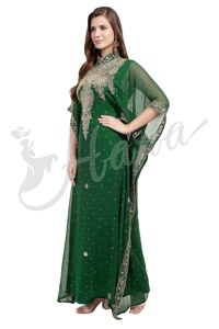 Ropa abaya de estilo Dubái para mujer, farasha, abaya larga, jalabiya, para mujer islámica, trabajo de piedra pesada, farasha - Product Image 2