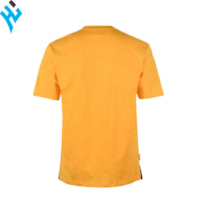 Camiseta de manga corta para hombre, Camiseta de punto de Color sólido con logotipo personalizado, camisetas de estilo informal transpirables de tela - Product Image 2