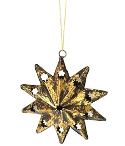 NEW DESIGN METAL IRON STAR CHRISTMAS HANGING ORNAMENT LUXURY DESIGN <b>TREE</b> HANGING HOME DECOR BEST - Product Image 1