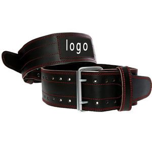 Cinturón de Levantamiento de Pesas Ajustable Unisex Transpirable de PVC y Caucho Natural Personalizado al por Mayor con Logotipo Personalizado - Product Image 2