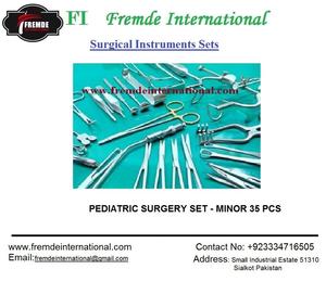 JUEGO DE INSTRUMENTOS DE CIRUGÍA PEDIÁTRICA MENOR DE 35 PIEZAS CERTIFICADO por CE - Product Image 2