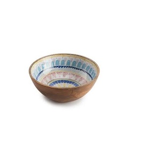 Juego de cuencos de madera con estampado, cuenco con estampado de búho - Product Image 2