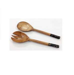 Servidor de ensalada de madera de mango de Venta caliente o cucharas de ensalada vajilla de cocina herramientas para servir alimentos accesorios de cocina - Product Image 3