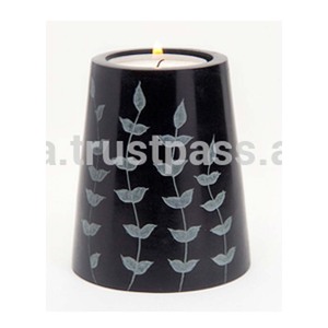 Fabricants de porte-bougies ronds en marbre faits à la main pour la décoration de la maison - Product Image 1
