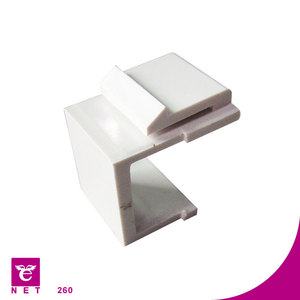 Insert de connecteur Keystone ABS blanc pour utilisation en télécommunications - Product Image 3
