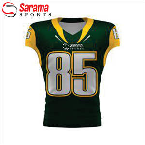 Profesional personalizado su propio logotipo nuevo diseño precio barato transpirable uniforme de fútbol americano, - Product Image 3