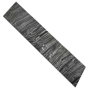 Feather Pattern Damascus <b>Steel</b> <b>Billet</b> Bar Feather Pattern Handmade Damascus <b>Steel</b> Bar Custom Damascus <b>Steel</b> <b>Billet</b> RI-DB-121 - Product Image 3