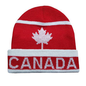 Bonnet de voyage unisexe rayé tendance hiver 100% acrylique taille unique - Product Image 3