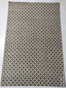 Bohemian <b>Striped</b> 100% Soft Cotton Fluffy Shaggy Rug Hand Knotted Premium Quality Floor Area Runner Woven Carpet for 1 Piece - Product Image 5