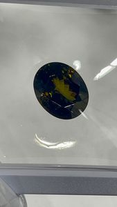 Collier de haute qualité en améthyste ovale certifiée IGI, pierre précieuse naturelle sphène facettée, coussin vert, pierres précieuses en vrac de haute qualité - Product Image 6