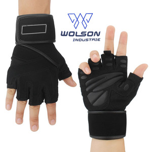Meilleure vente de gants de gymnastique demi-doigt exercice poids lourd haltérophilie gants de gymnastique musculation Fitness gants de gymnastique pour unisexe. - Product Image 4