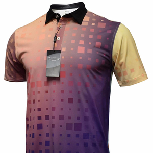 Polo de sublimación de alta calidad, 100% poliéster, personalizado, OEM, camiseta de Polo, sublimación, 2021 - Product Image 3