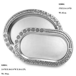 ถาดเสิร์ฟชุบสังกะสีสำหรับชาตกแต่งบ้านโรงแรมบาร์เครื่องครัวตกแต่งโต๊ะ-นาทีสั่งซื้อ100ชิ้น - Product Image 4