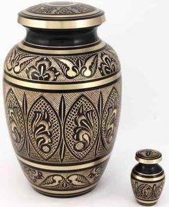 Hot selling Handcrafted Metal Cremation Urn <b>Memorial</b> <b>Keepsake</b> For Funeral Supply - Product Image 2