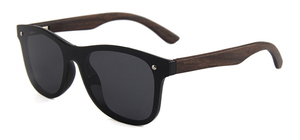 Lunettes de soleil Branches bois de <span class=keywords><strong>bambou</strong></span> Verres polarisés Filtre UV400 Avec étui en bois Hommes femmes - Product Image 3