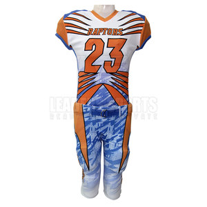 ชุดยูนิฟอร์มอเมริกันฟุตบอลแบบหลายสี ระบายอากาศได้ดี ไซส์พลัส สำหรับทุกเพศ ขายส่ง เสื้อและกางเกงแบบกำหนดเองได้ - Product Image 2