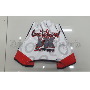 OEM Customizable Receiver <b>Gloves</b> Youth American Football <b>Gloves</b> Breathable Leather Material Hand Grips Latex Winter Adults - Product Image 6