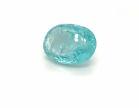 IGI-zertifizierter natürlicher Paraiba Turmalin blau Facettierter exklusiver Edelstein im ovalen Schliff